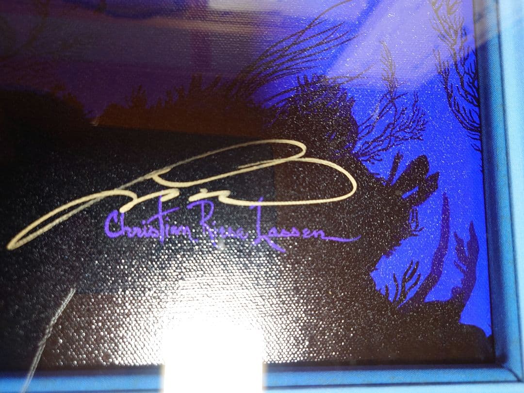 クリスチャン・ラッセン 『ファイブ ドルフィン』 シルクスクリーン