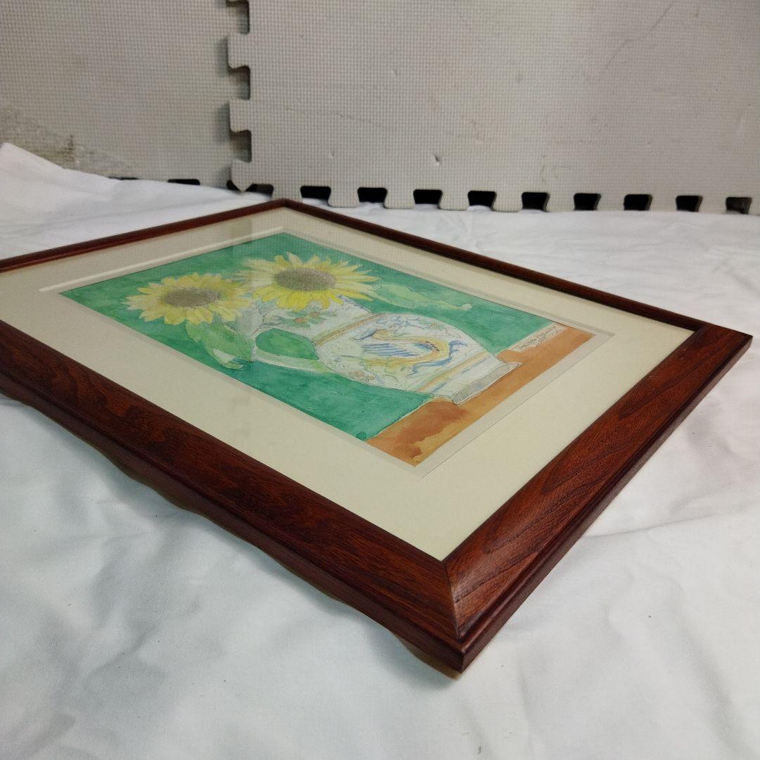 萩原敏孝　絵画 　フレーム付き