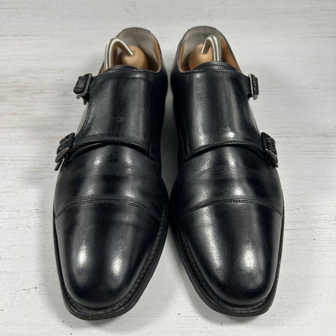 SCOTCH GRAIN ダブルモンク R1812 レザー 黒 25.5