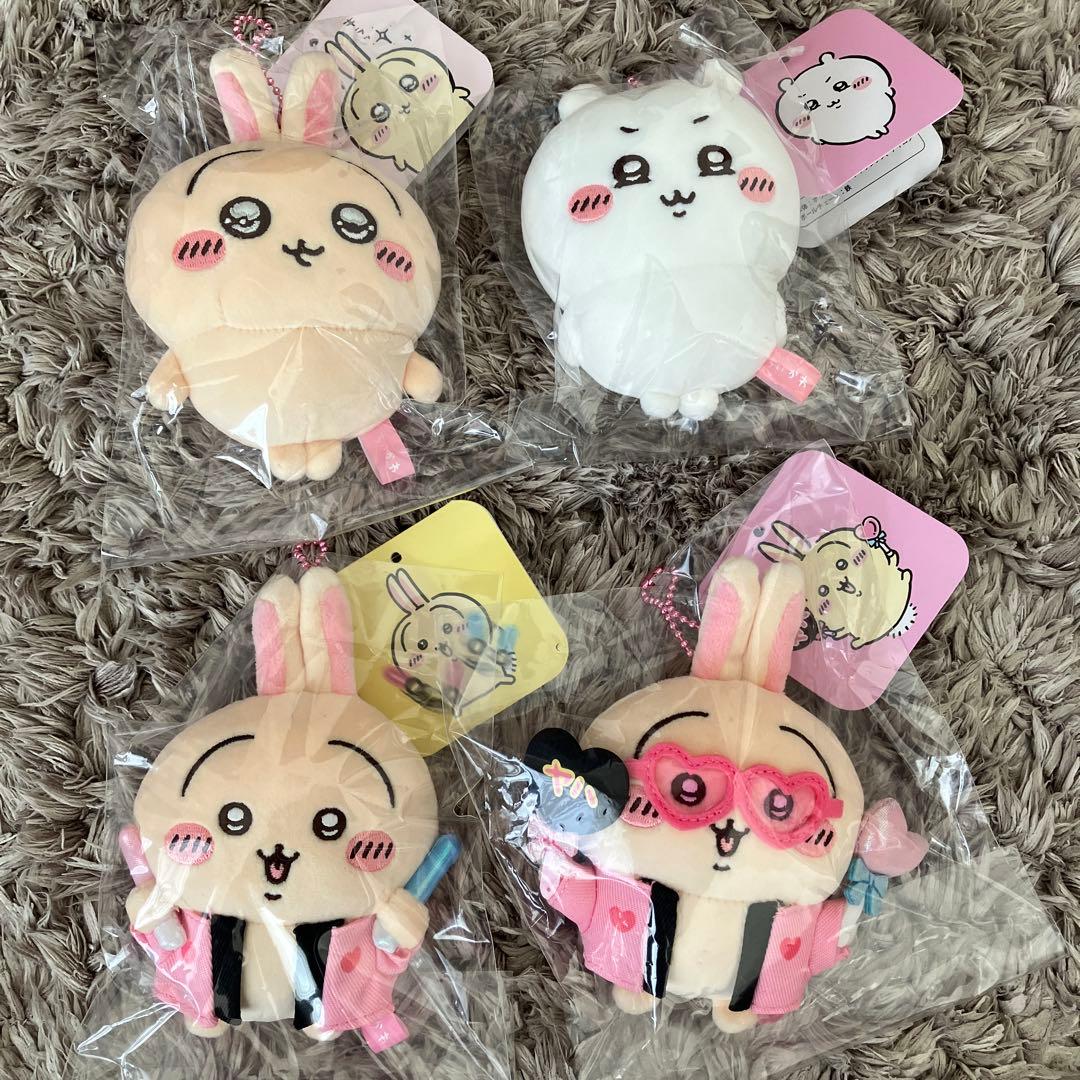 未開封】ちいかわ ムン顔 うさぎオタ活 マスコット 4点セット 即日発送