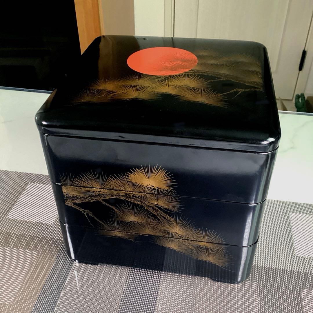 『プレうー特価』　輪島塗　三段重