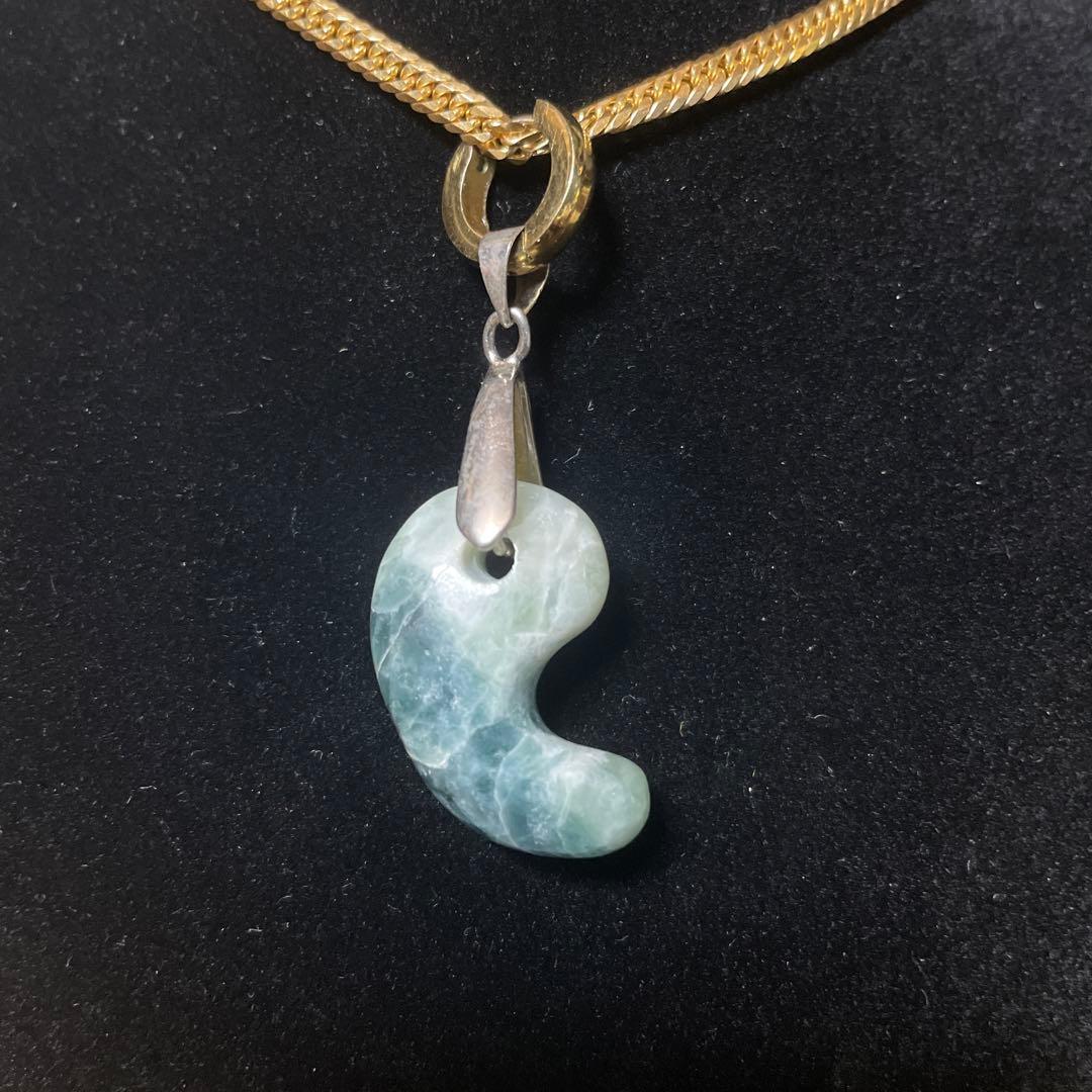 9g 茄子紺 勾玉 糸魚川 翡翠 青