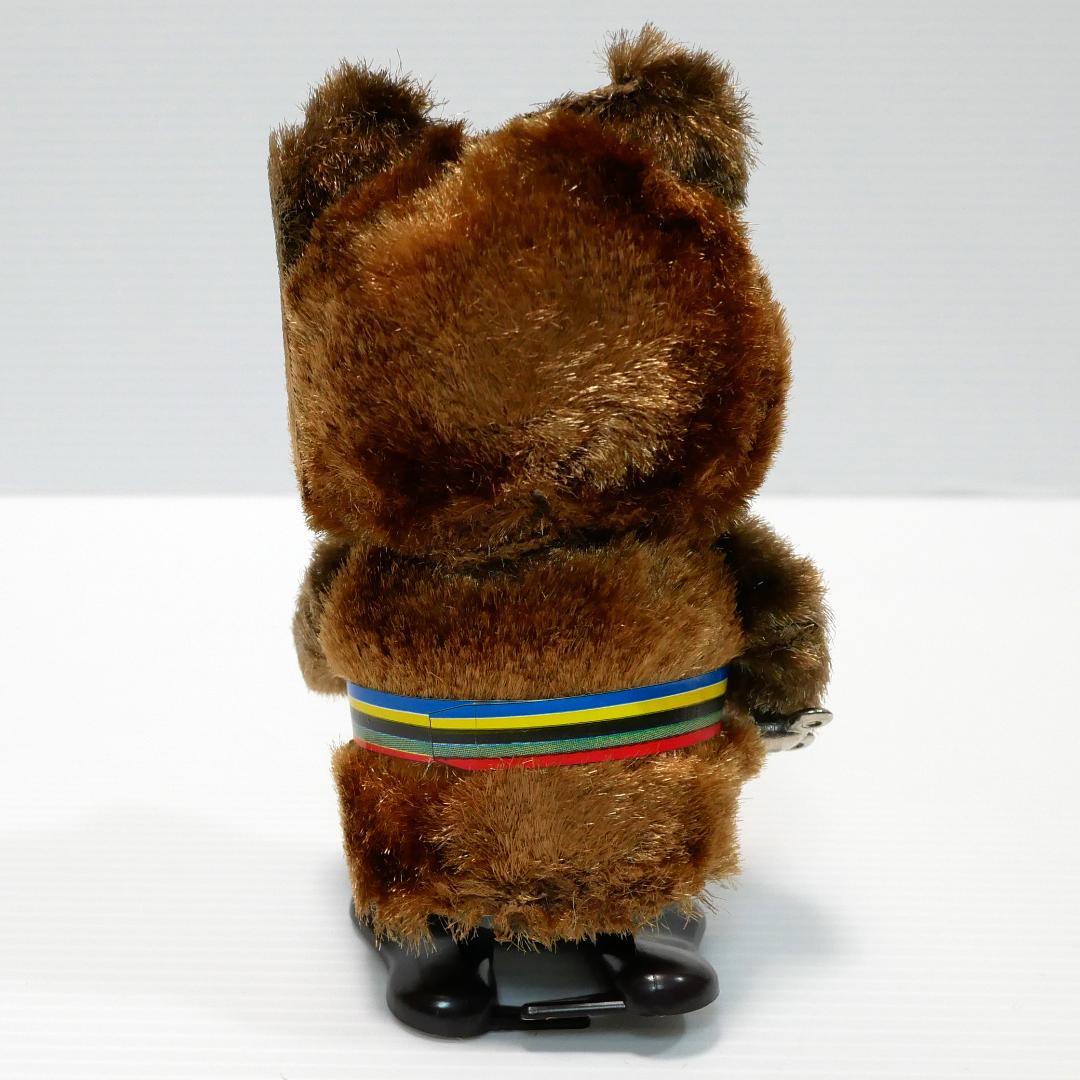 モスクワオリンピック「ヨチヨチ　ミーシャ」（アサヒ玩具）ゼンマイ歩行人形