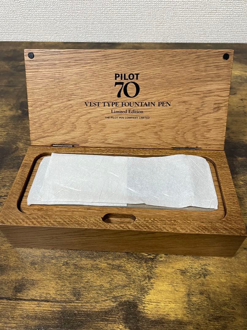 未使用 1988年製 パイロット 創業70周年 シリアルナンバー入 FM 万年筆
