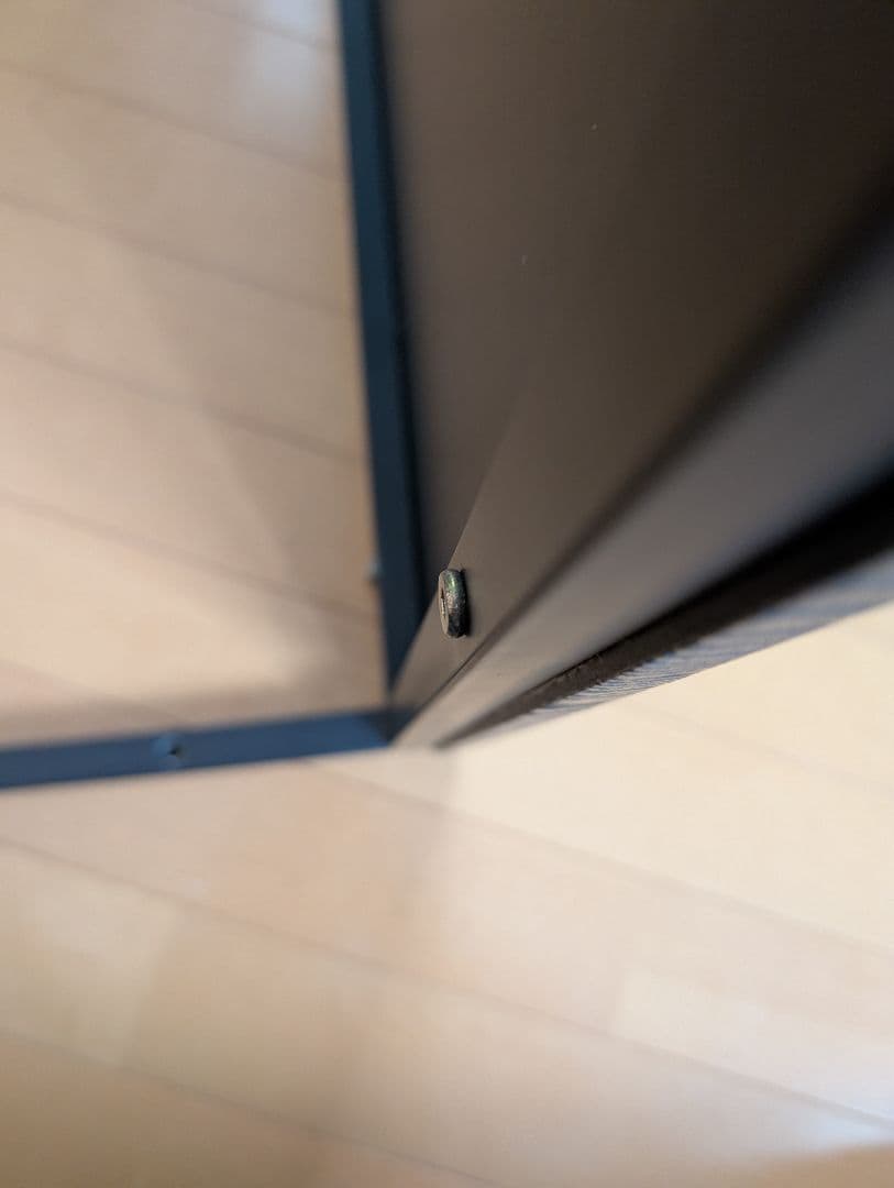 ブラック木製パソコンデスク