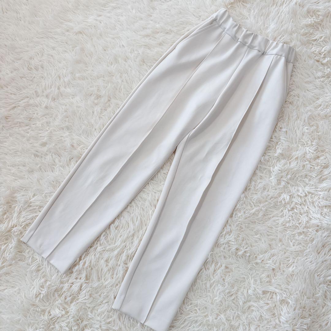 美品　OHGA　マシュマロパンツ　ミルク　XS