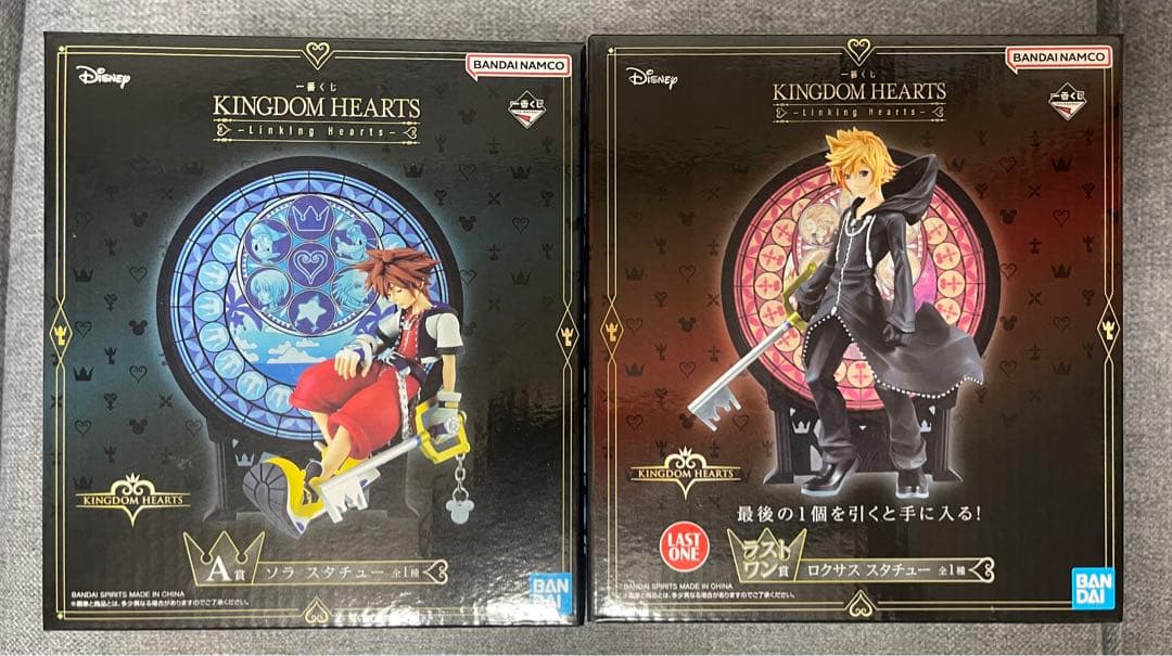キングダムハーツ一番くじ A賞ソラ ラストワン賞ロクサス スタチュー
