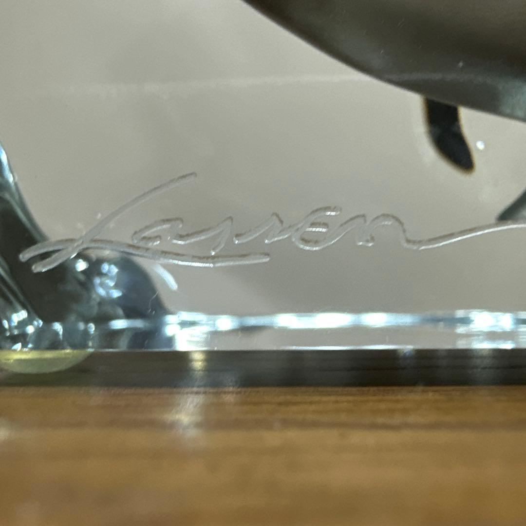 美品✨クリスチャン・リース・ラッセン イルカアクリルオブジェ彫刻