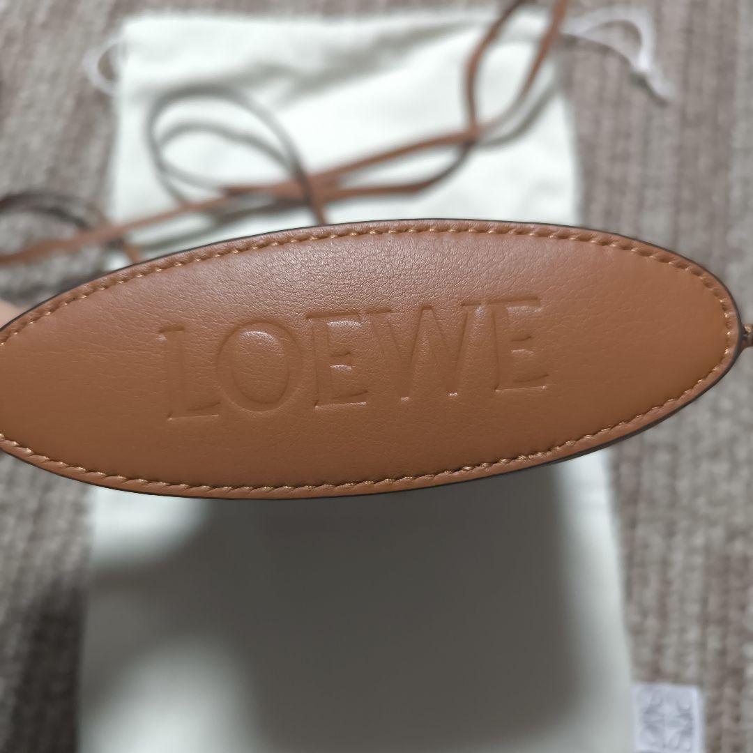 LOEWE ブラウン タン　ダイスポケット　ロエベ