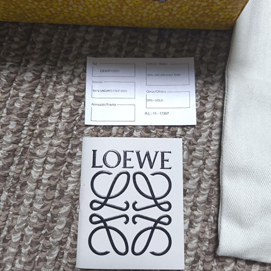 LOEWE ブラウン タン　ダイスポケット　ロエベ