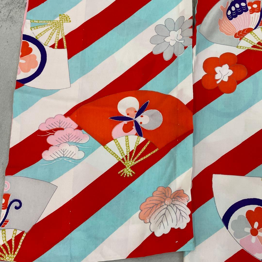 七五三 3歳女の子　アンティーク着物【K3-04】