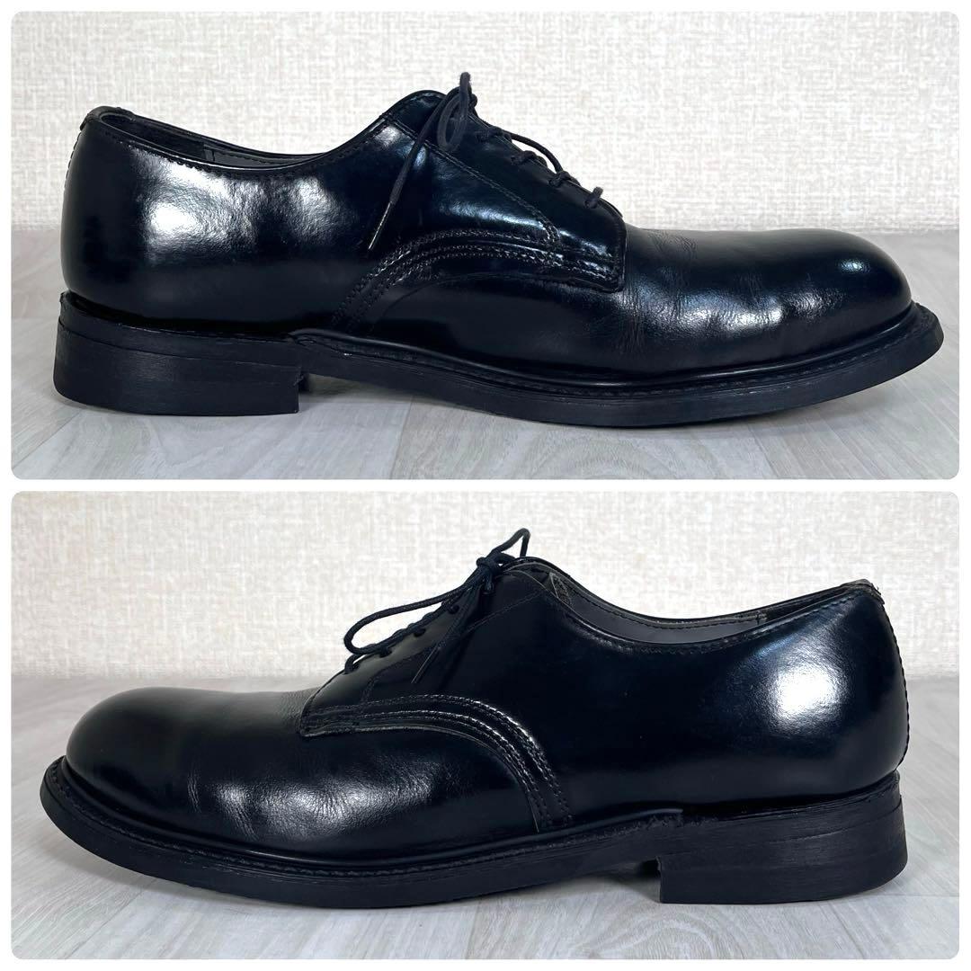 【美品】民間/ミリタリー　サービスシューズ　革靴　スチールトゥ　PT83　80s