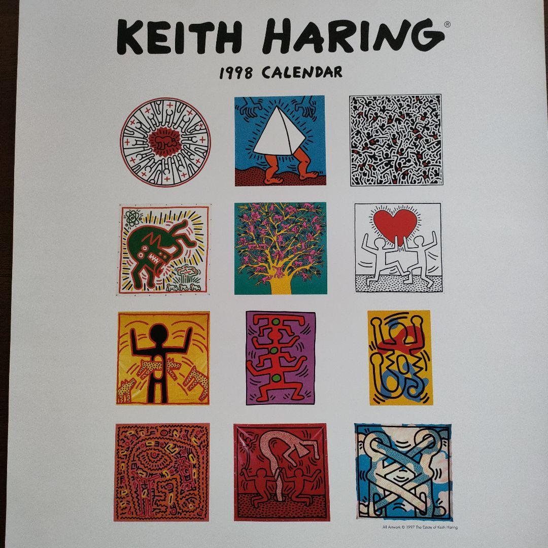 キースヘリング Keith Haring リトポスター1998カレンダー