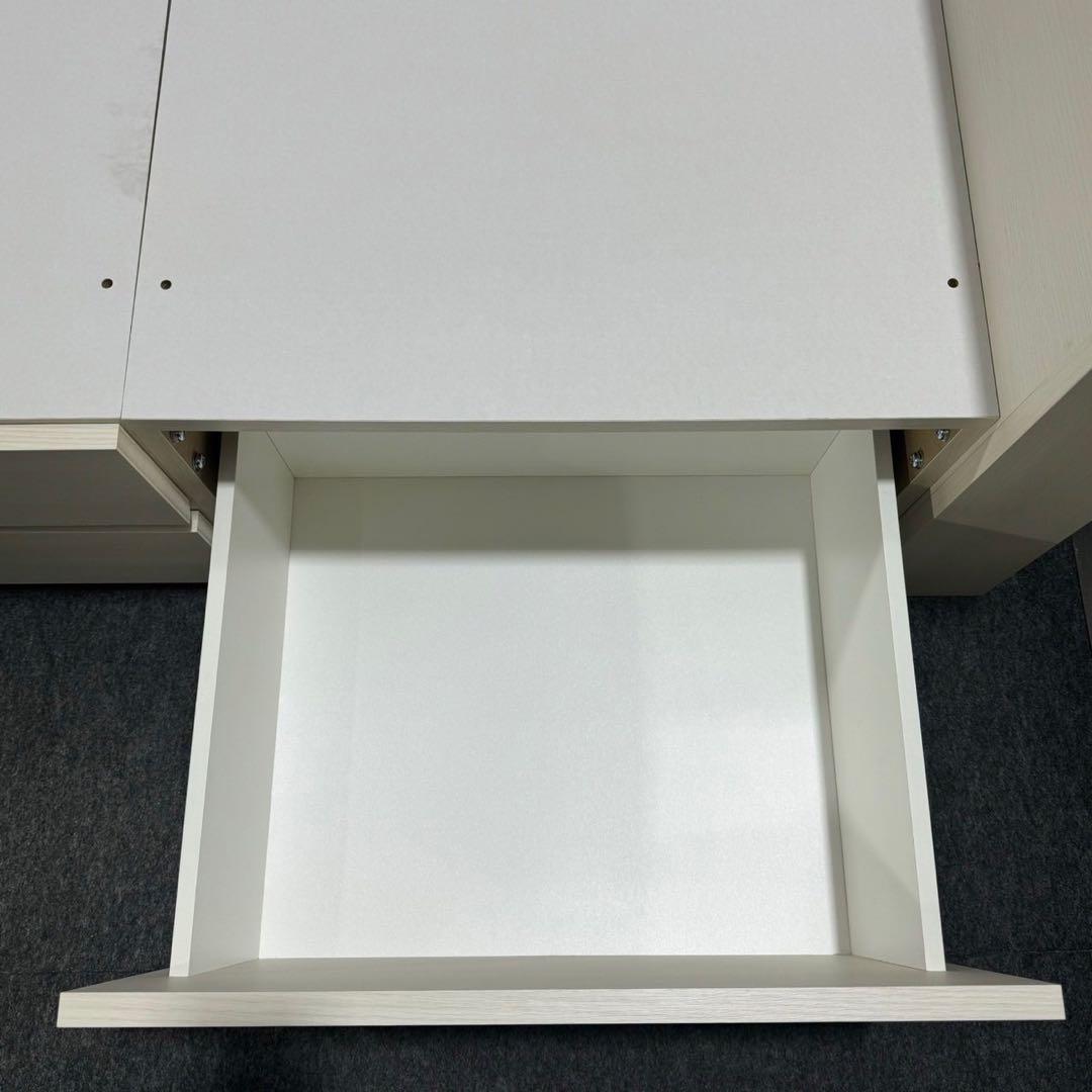 ニトリ シングル ベッドフレーム 収納付き フレームのみ 白 d3772