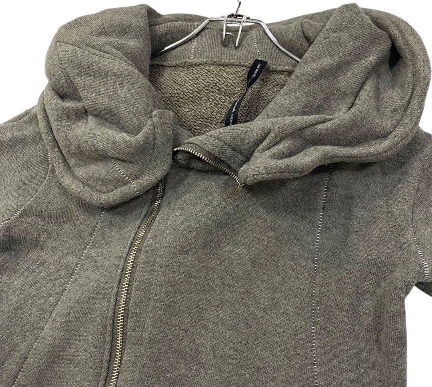 nude: masahiko maruyama フード付きロングパーカー