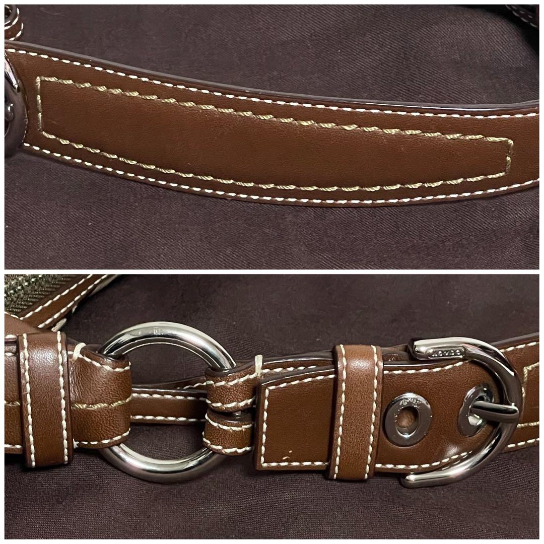 美品 COACH HalfMoon Accessory Pouch 10073