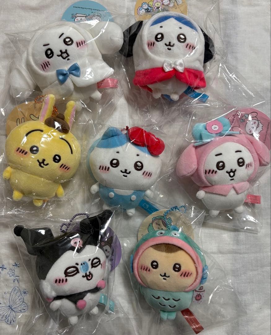 ちいかわ✕サンリオキャラクターズ ぷちミニマスコット 7点セット
