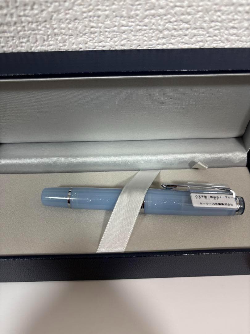 銀山スノーグレー・万年筆 パルム　EF
