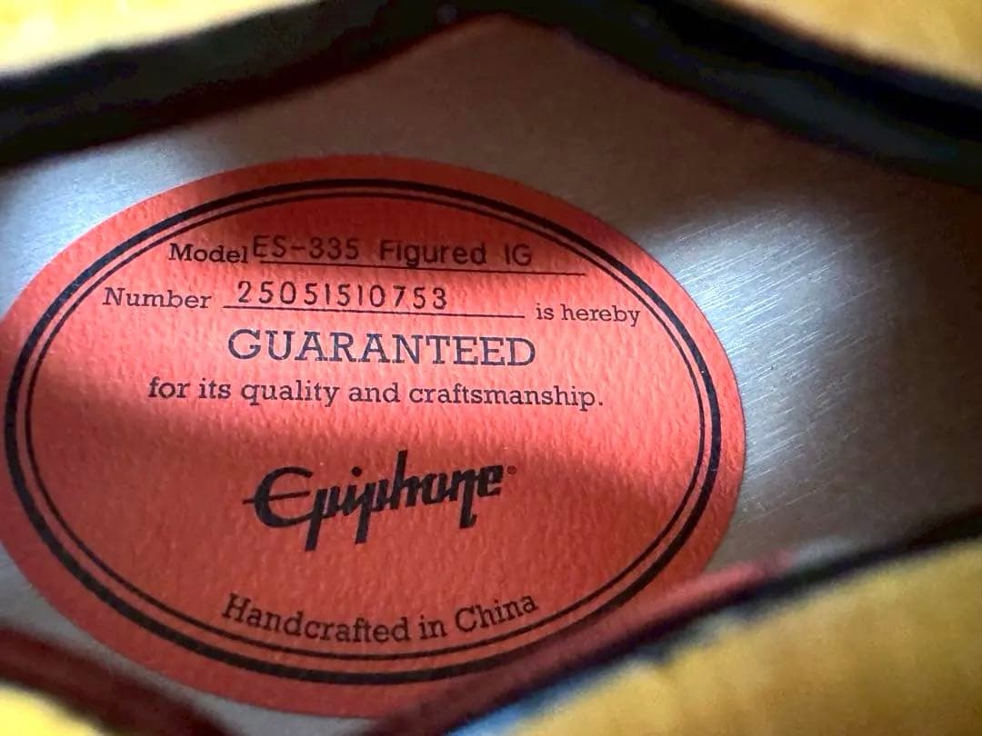 B*y様 【新品未使用】Epiphone ES-335 Figured IG エ