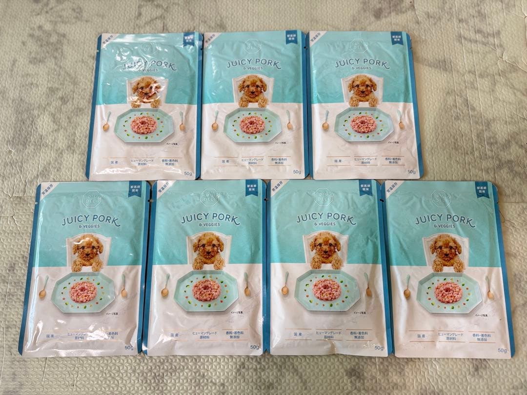 P'sfirst ペッツファースト ジューシーポーク 50g 7袋 P's Deli