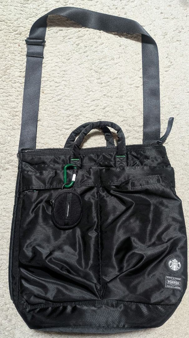 Starbucks×PORTER コーヒービーンシェイプ ヘルメットバッグ