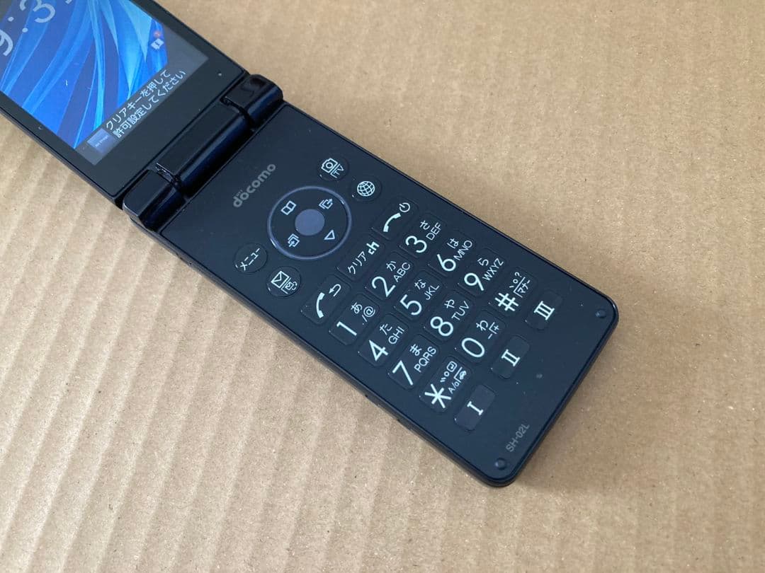 美品 L927 ドコモ AQUOSケータイ SH-02L ガラホ simフリー