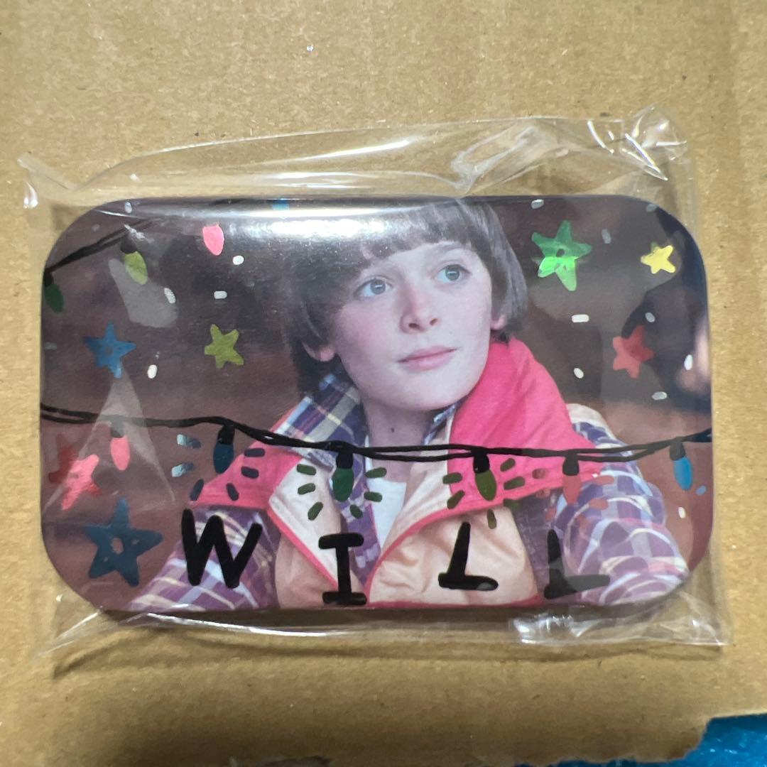 ストレンジャーシングス スクエア 缶バッチコレクション