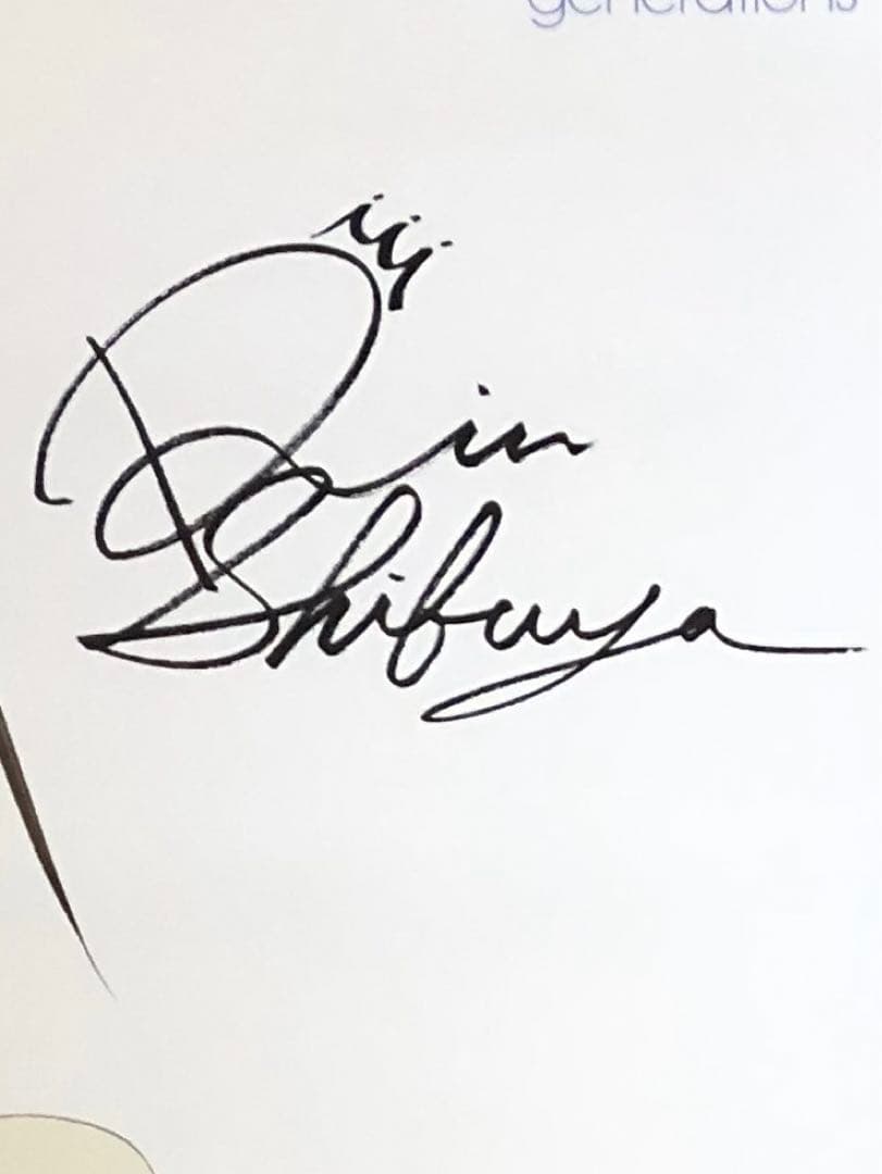 非売品】アイドルマスター シンデレラガールズ 渋谷凛 サイン B2