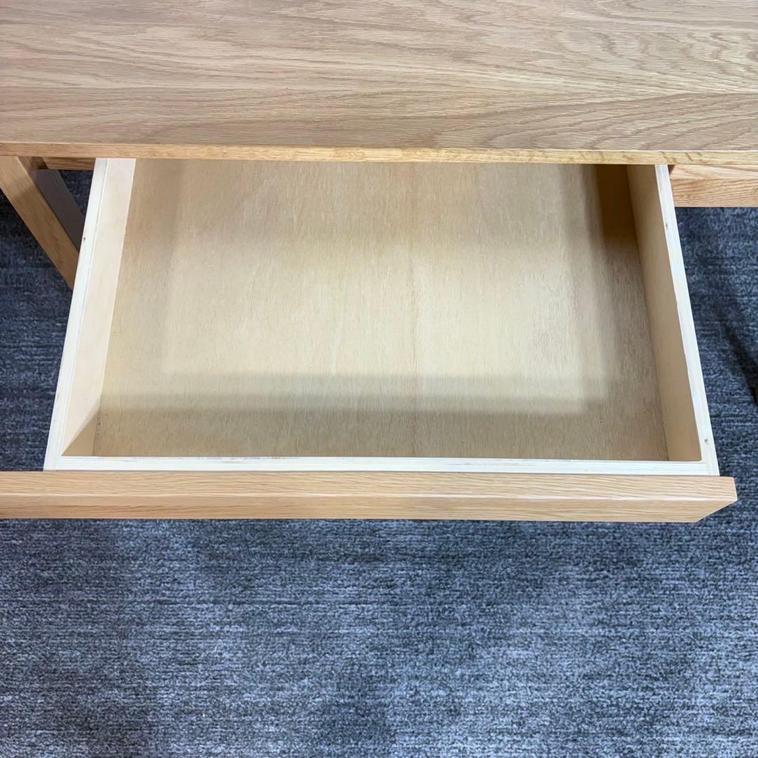 MUJI 無印良品 木製デスク オーク材 天然木 机 テーブル 家具 A034