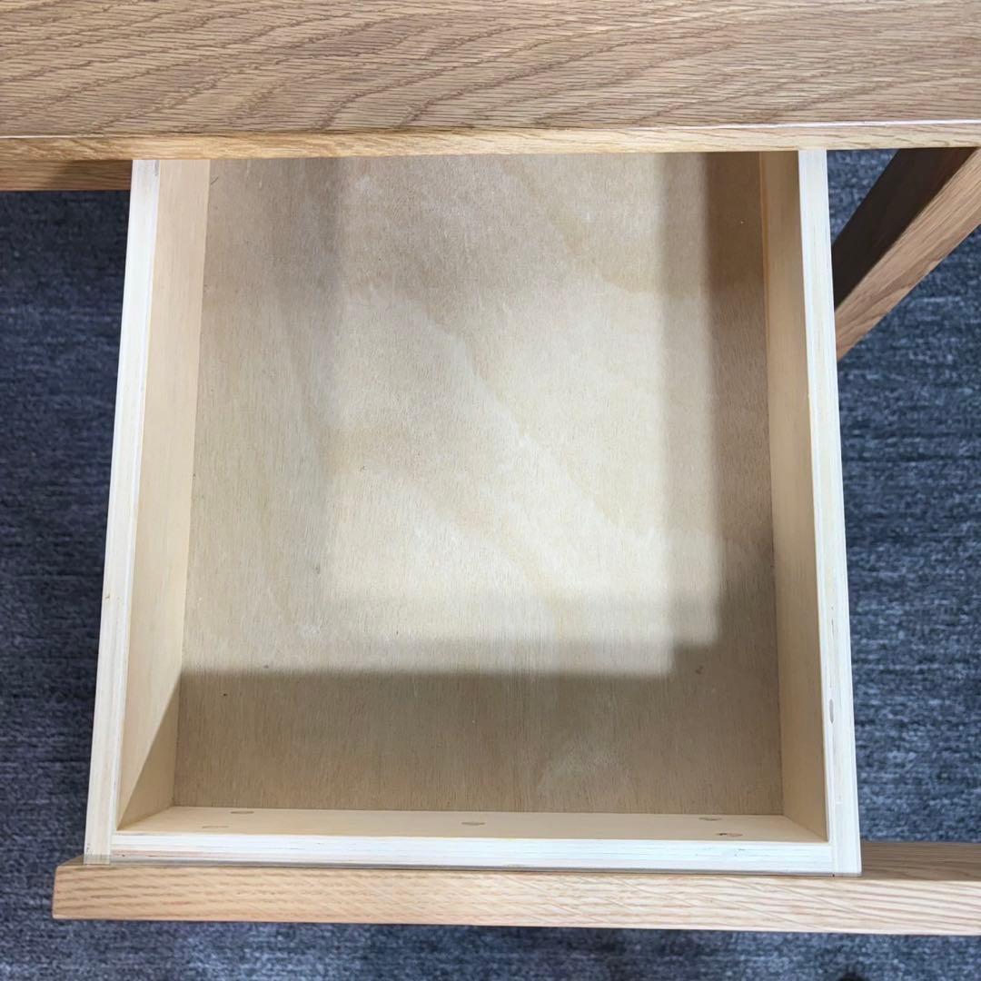 MUJI 無印良品 木製デスク オーク材 天然木 机 テーブル 家具 A034
