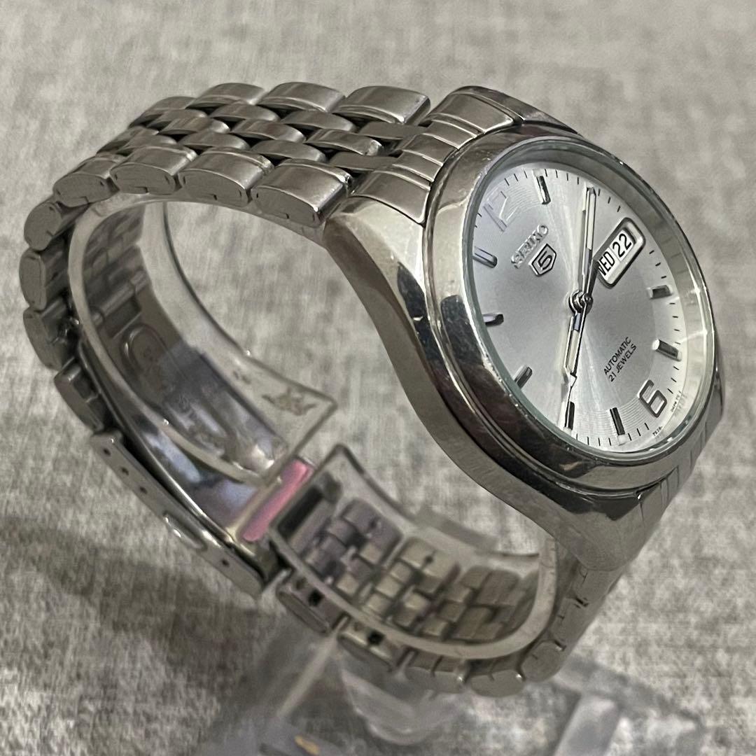 サ*ン様 SEIKO 自動巻き腕時計 セイコー5 裏スケルトン 7S26-01V