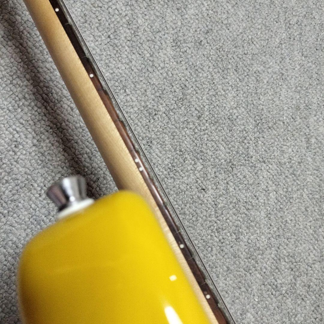 美品!! Selder セルダー ストラト イエロー新品チューナーストラップ付