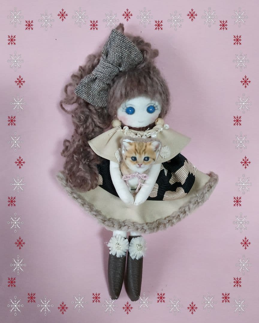 ドールチャーム バッグチャーム ハンドメイド 人形