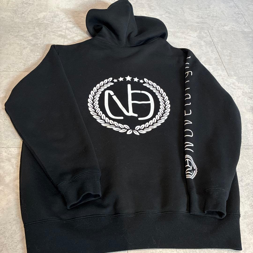 Novelbright 黒ZIPパーカー裏起毛 Novelbright 黒ZIPパーカー裏起毛 8 パーカー 裏起毛ワイドシルエット