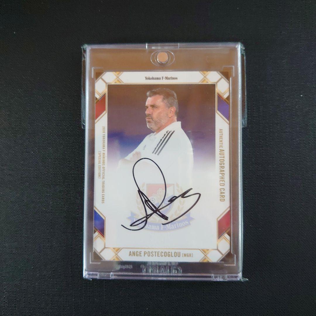 2020 Jリーグ 横浜Fマリノス ポステコグルー 直筆サインカード 2020 Jリーグ 横浜Fマリノス ポステコグルー 直筆サインカード