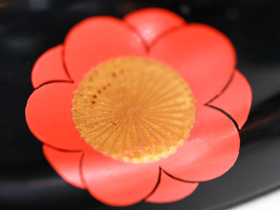 輪島屋 黒呂色塗 蓋付椀 10客 共箱 輪島塗