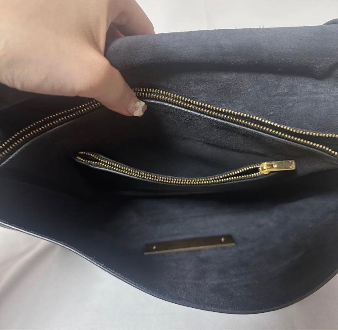 CELINE セリーヌ ブレード ショルダーバッグ ブラック ※注意点あり※