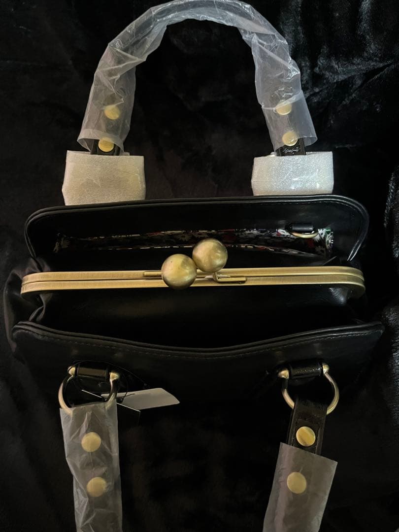 ANNA SUI ブラック ハンドバッグ ディディオン 2wayバッグ