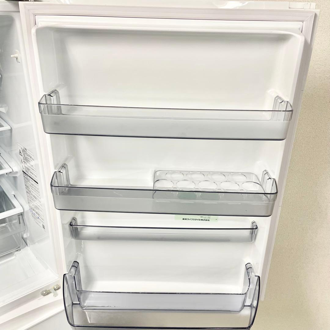 20年製 東芝 363L 3ドア 冷蔵庫 GR-S36SXV(EW)