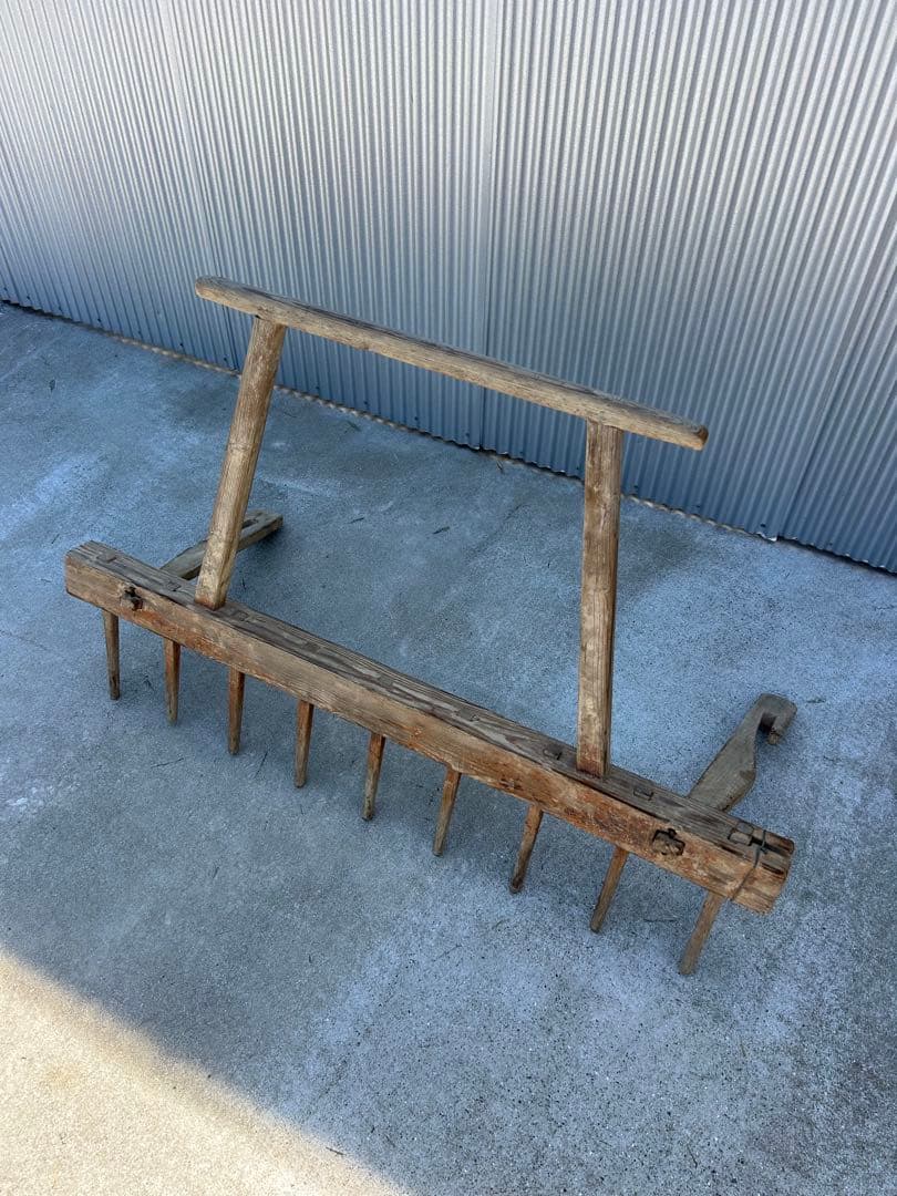 南房総で明治から昭和初期に使用されていた農具 : 棃(すき)