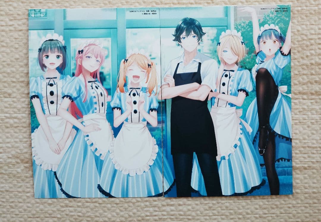 女神のカフェテラス イラストカード ポストカード - メルカリ