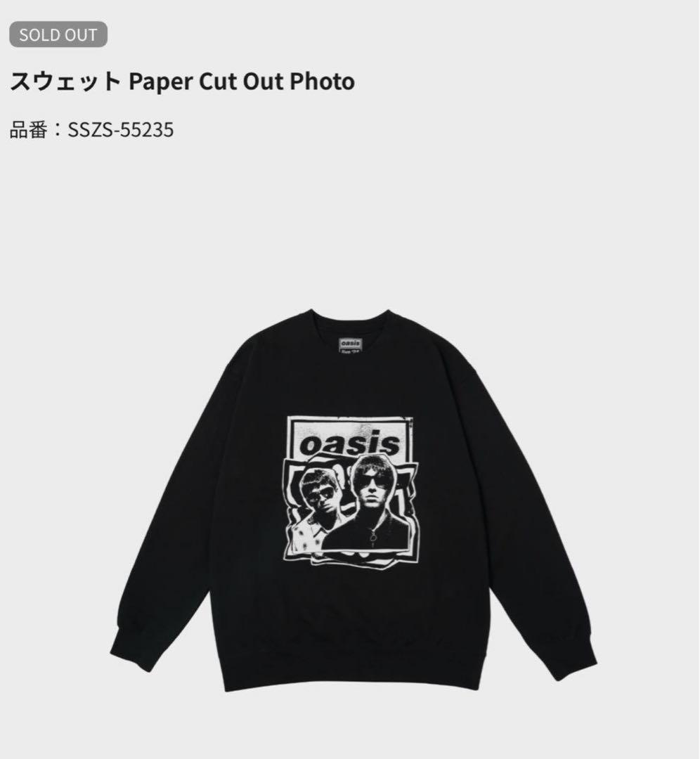 oasis live '25 スウェット Paper Cut Out Photo