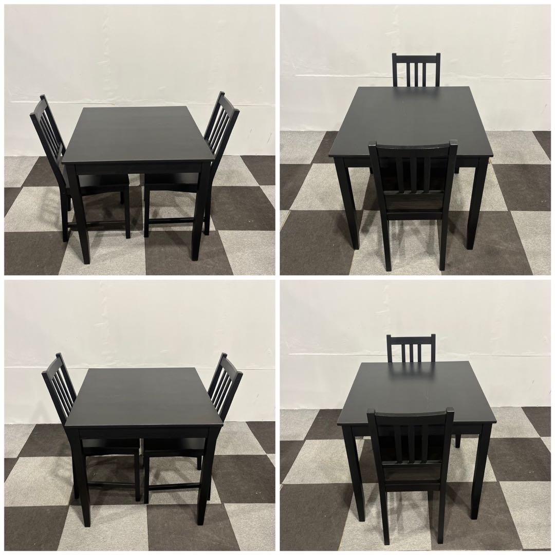 IKEAダイニング テーブル チェア 3点 セット 家具 Fe2080