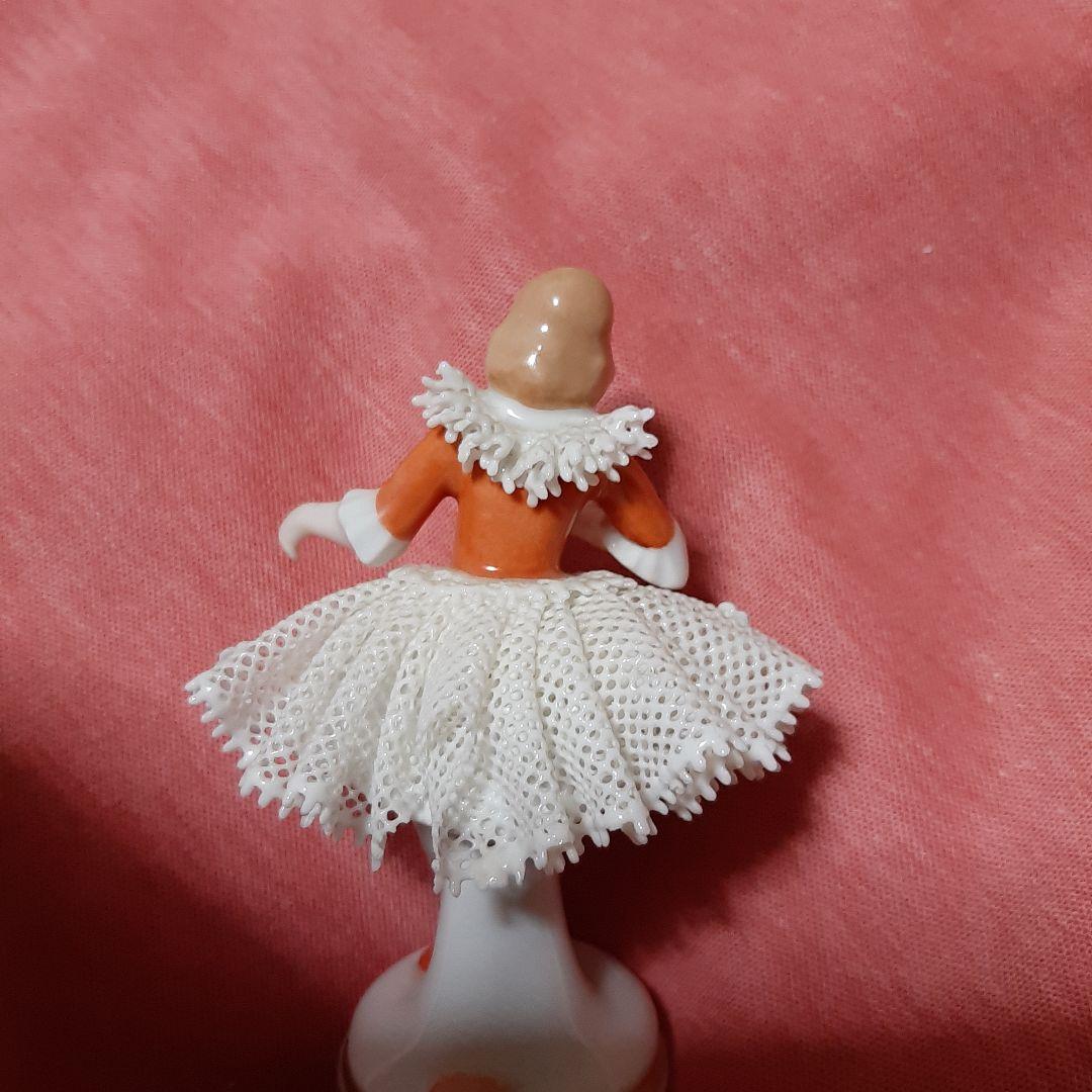 希少品●Sitzendorferジッツェンドルファレースドールフィギュリン陶器製