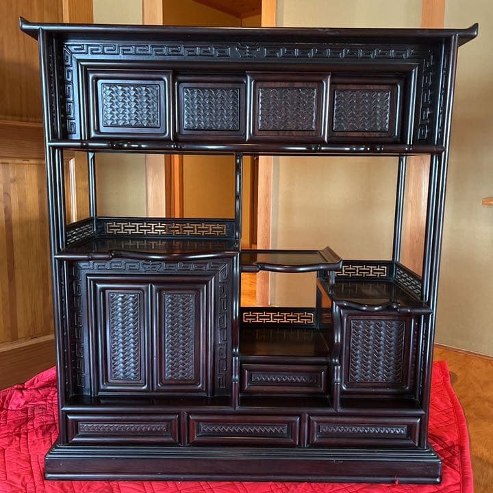 茶箪笥 黒檀製 値下げ交渉OK