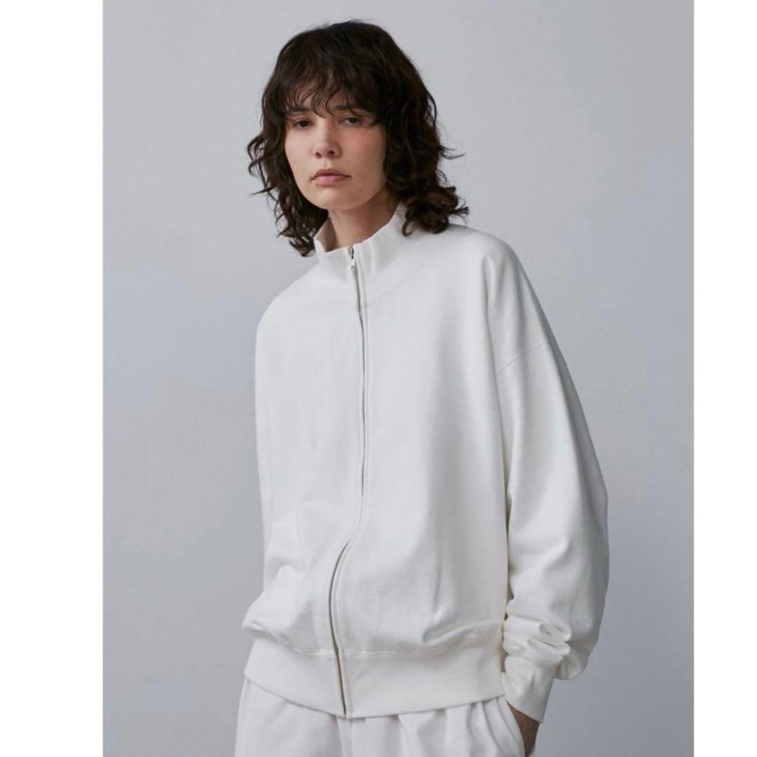 く*ま様 YLEVE イレーヴ オーガニックコットン 白 スウェット ブルゾン