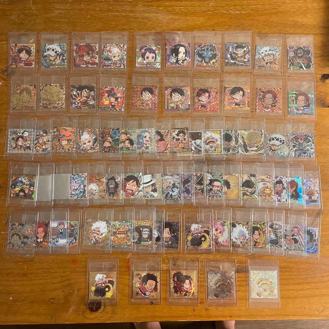 ワンピースウエハースシール フルコンプ log1~12 両面ニカ+多数 - メルカリ