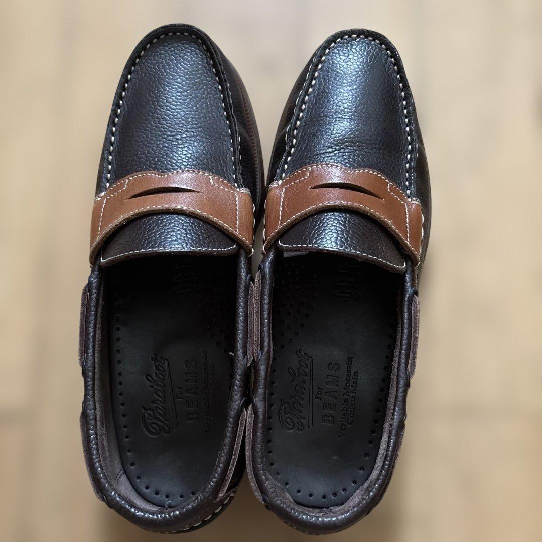 美品！Paraboot BEAMS別注 ローファー 本革