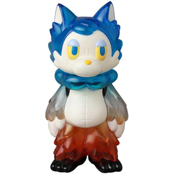 【限定品】おおかみくん 夜明け ソフビ MEDICOM TOY 新品 おおかみくん」のソフビモデルがクリア素材を用いた「夜あけ」Ver.で