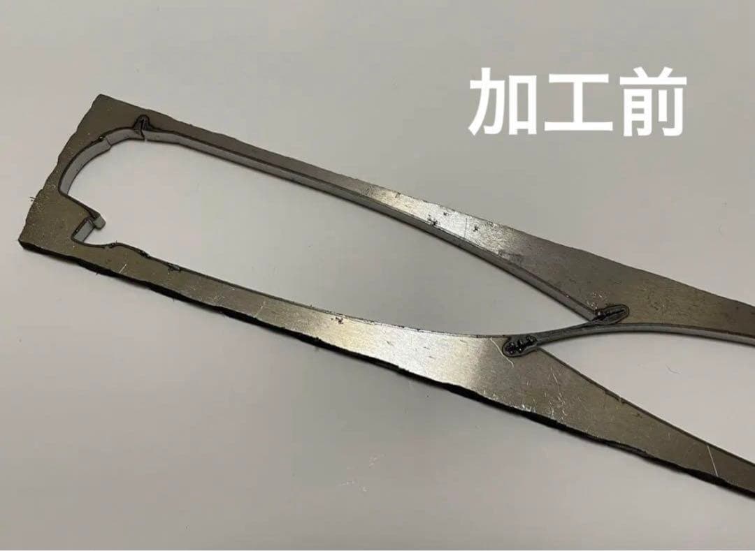 独戦艦ティルピッツ 実物装甲鋼材断片 Böker 記念品